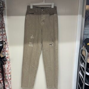 Wild Fable Women's High Rise Brown (Tan)Distressed Jeans NWOT